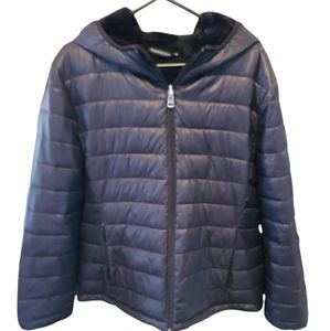 Andrew Marc puffy black reversible jacket XXL